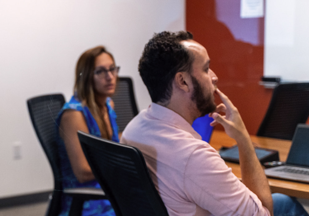 Netspend employee in meeting